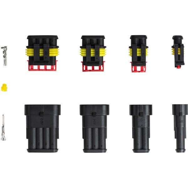 Main product image for 352 Pcs Waterproof Electrical Wire Connector Plug Kit for Car, ATV, or Marine with 1/2/3/4 Pin360-352